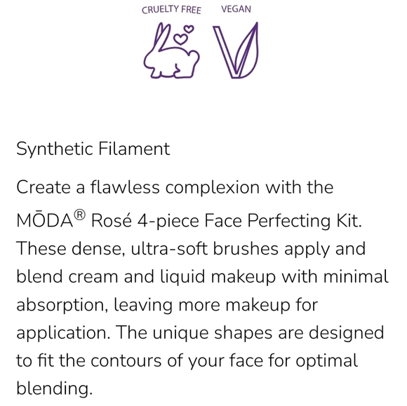 MŌDA® Rosè 4PC Face Perfecting Kit - Picture 10 of 17